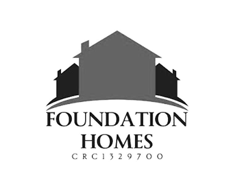 Foundation Homes Gray Scale Logo